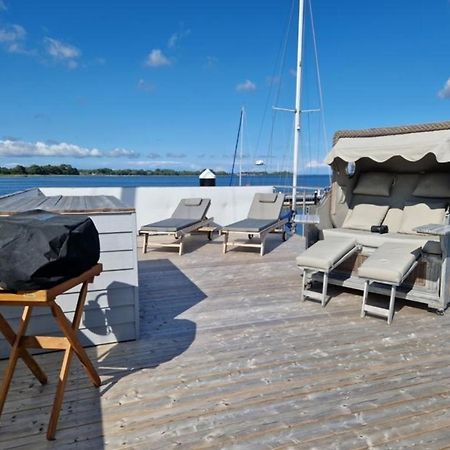 Hausboot Liliput Hotel Stralsund Bagian luar foto